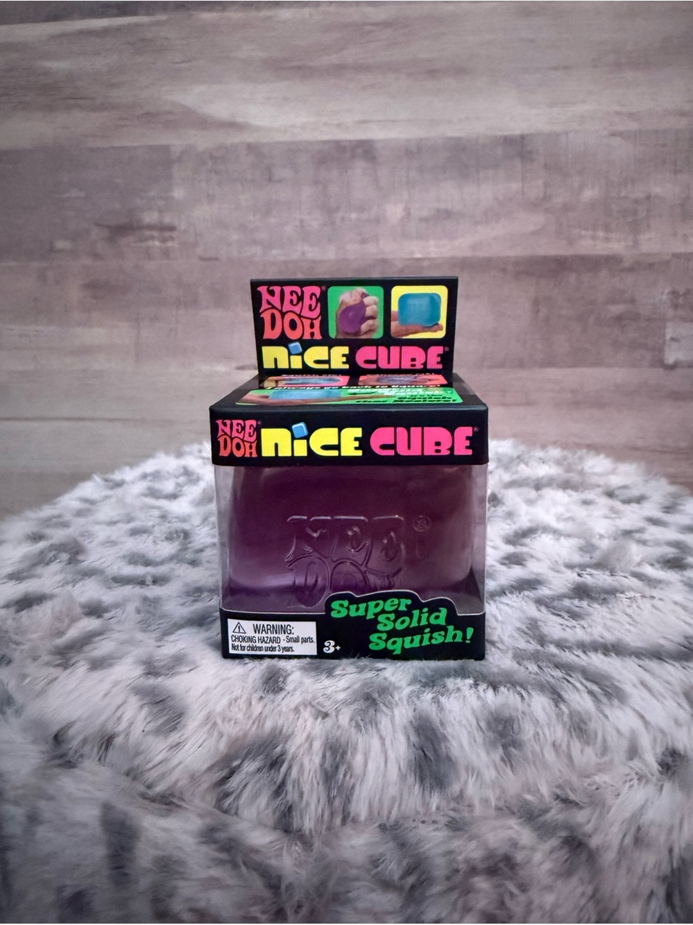 Schylling NeeDoh Authentic Purple Nice Cube 💜